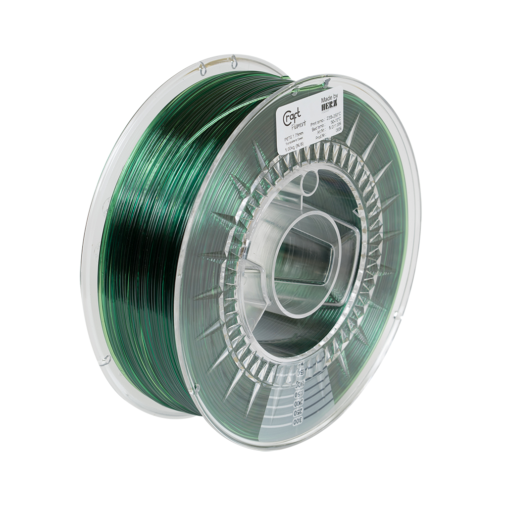 PET-G filament Transparent Green 1kg
